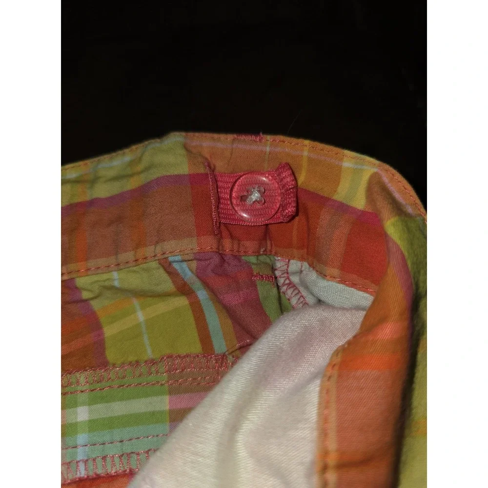 Gymboree outlet aloha sunshine plaid shorts‎ size 10